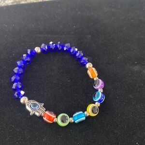 Beaded Bracelet w/Charm